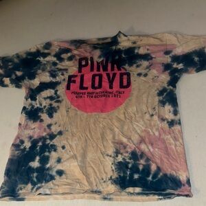 Womens Size XL Pink Floyd Tie-Dye Kids T-Shirt.